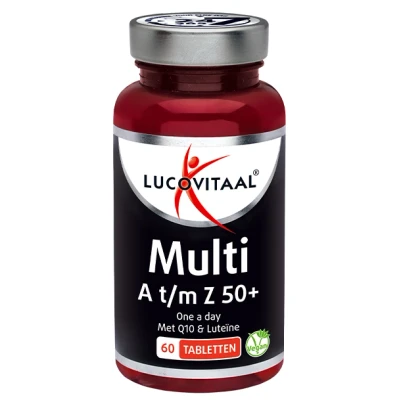 Afbeelding van Stapel tot 60% korting Lucovitaal Multi A Z 50+ (60 Tabletten)