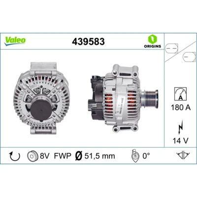 Afbeelding van Valeo Alternator/Dynamo 439583