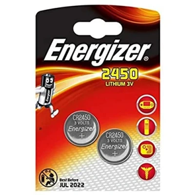 Afbeelding van Energizer CR2450 3 BLISTER batterijen, 2 stuks, V