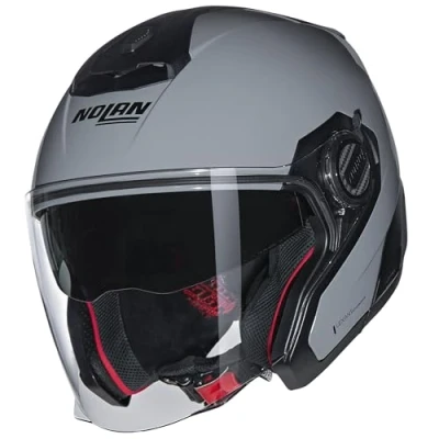Afbeelding van Nolan N40 5 06 Classico 303 Grijs Glossy Jethelm Maat L Helm
