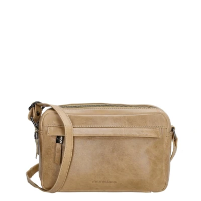 Afbeelding van Micmacbags Porto Schoudertas II taupe Damestas