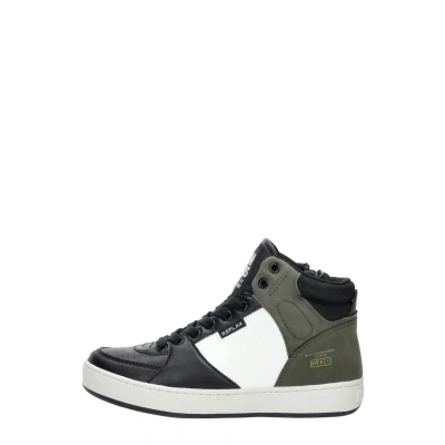 Afbeelding van Replay Sneakers hoog voor kinderen, Maat: 38, Black Leer