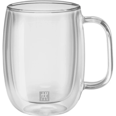 Afbeelding van Zwilling Sorrento Dubbelwandig Koffieglas Met Oor 355 ml 6 stuks