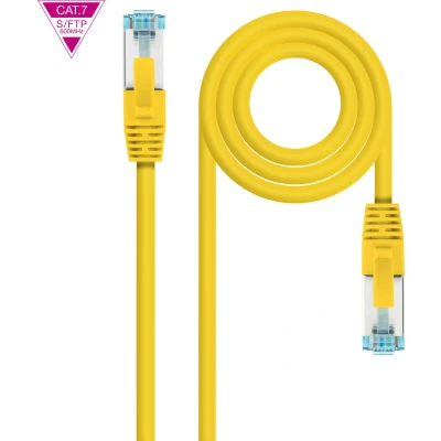 Afbeelding van Nanocable 10.20.1702 Y, 2 m, Cat7, SF/UTP (S FTP), RJ 45, Geel