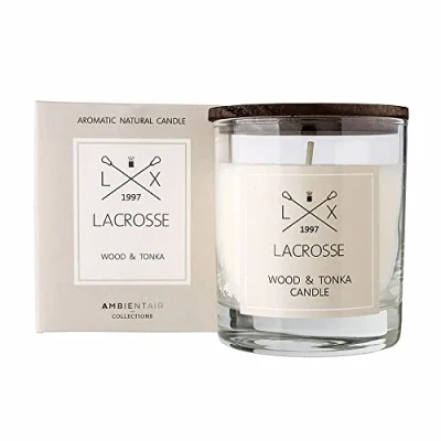 Afbeelding van Lacrosse Geurkaars Houtig Wood &amp; Tonka