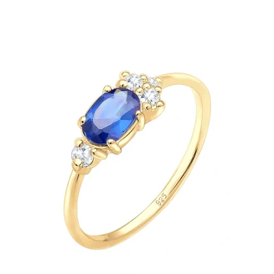 Afbeelding van Elli Antique Ring, Dames, Maat: 54, Blue