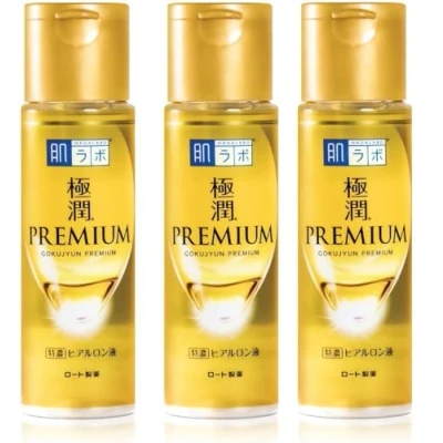 Afbeelding van [3 stuks] Hadalabo Gokujyun premium hydraterende lotion hyaluronzuur 170 ml, gemaakt in Japan
