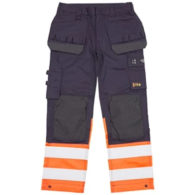 Afbeelding van Blaklader Multinorm inherent werkbroek 1489 1513 Marineblauw/Oranje D116