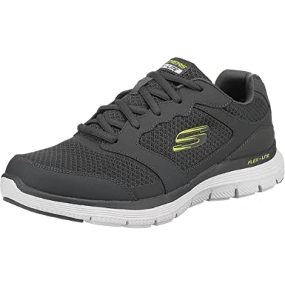 Afbeelding van Skechers Flex Advantage 4.0 Char Sneakers Heren Grijs Maat 41