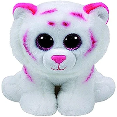 Afbeelding van Tabor, tijger roze wit 33 cm