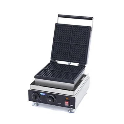 Afbeelding van Maxima Wafelijzer 4 Stuks Vierkante Wafel Mini Wafels Professioneel IJzer Compact Formaat Anti aanbaklaag