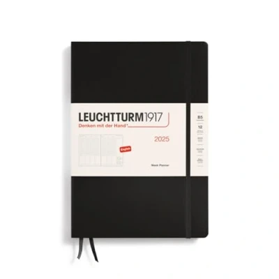 Afbeelding van LEUCHTTURM1917 370688 agenda 2025 compositie (B5) zwart in het Engels