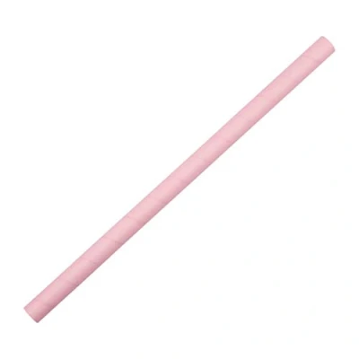 Afbeelding van Fiesta Green Composteerbare papieren rietjes, roze, 250 stuks