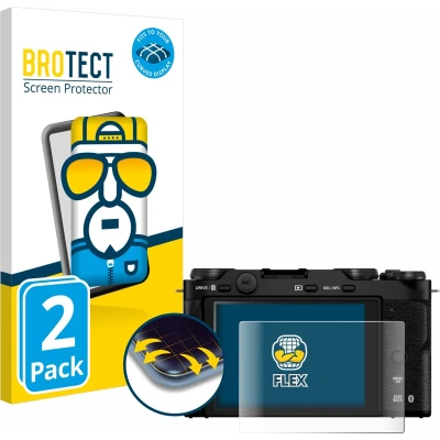Afbeelding van BROTECT Screenprotector voor Fujifilm X M5 Folie Beschermfolie transparant volledig dekking (2 Stuks)