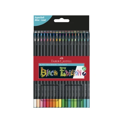 Image de FABER CASTELL Crayon de couleur Black Edition, étui 36