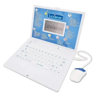 Image de Lexibook Ordinateur Éducatif Bilingue Française/Anglais Jouet pour Enfants avec 124 Activités Apprendre Les Langues, Mathématiques, la Logique, S&#039;amuser et Jouer du Piano, JC598i1