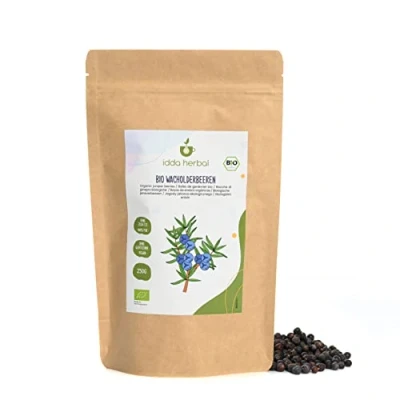 Afbeelding van biologische jeneverbessen (250 g), hele uit teelt, ongezoet, 100% natuurlijk en puur, veganistisch