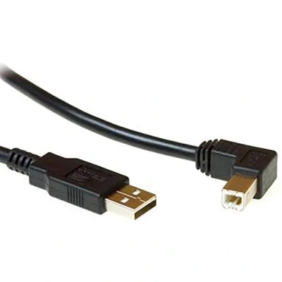 Afbeelding van ACT SB2408 USB 2.0 A Male/USB B Male (Haaks) 1,8 meter