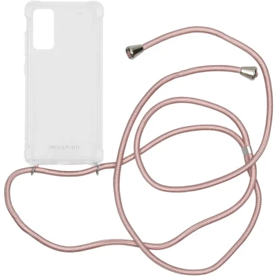 Afbeelding van iMoshion Hoesje Geschikt voor Samsung Galaxy S20 FE met koord Backcover Transparant