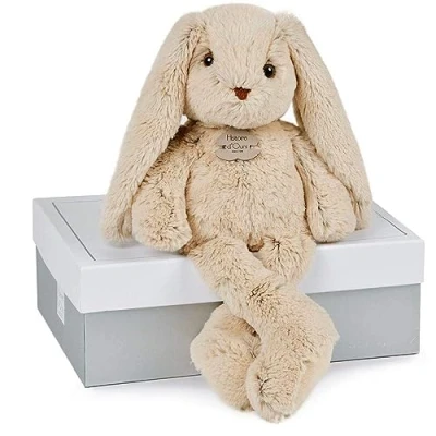 Image de Copains câlins lapin beige 40 cm