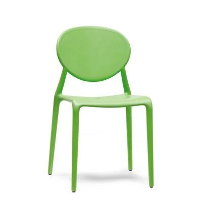 Afbeelding van Kantinestoel of tuinstoel Italiaans design Pistache