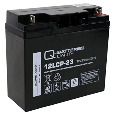 Afbeelding van Quality Batteries Q 12LCP 23 LCP 12V 23Ah AGM