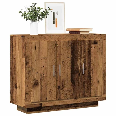 Afbeelding van vidaXL Dressoir 92x35x75 cm bewerkt hout oud houtkleurig