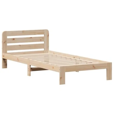 Image de vidaXL Cadre de lit sans matelas 90x190 cm bois pin massif