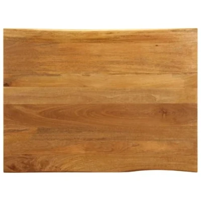 Afbeelding van vidaXL Tafelblad met natuurlijke rand 100x80x3,8 cm massief mangohout
