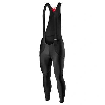Afbeelding van Lange Fietsbroek Castelli Sorpasso Ros maat M Zwart