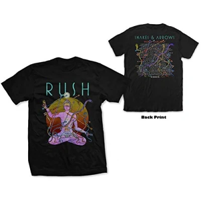 Afbeelding van Rush Heren Tshirt L Snakes &amp; Arrows Tour 2007 Zwart