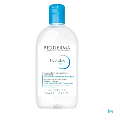 Image de Bioderma Hydrabio H20 Eau Micellaire Démaquillante 500 ml