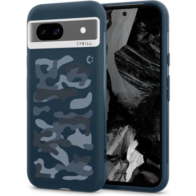 Afbeelding van Spigen Cyrill Ultra Color Hoesje Geschikt voor Google Pixel 8a Back Cover Deep Sea