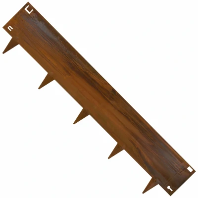 Afbeelding van Borderstrip Cortenstaal 24x106cm