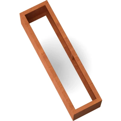 Afbeelding van Plantenbak Artesa Cortenstaal 1500x400x400mm (LxBxH) Materiaaldikte 2mm. Voorzien van verstevigingskokers aan de binnenkant. Zonder bodem. Omplooi bovenrand 50mm.