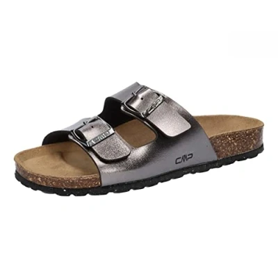 Afbeelding van CMP ECO THALITHA WMN SLIPPER Tofflor. Dames, titanium.