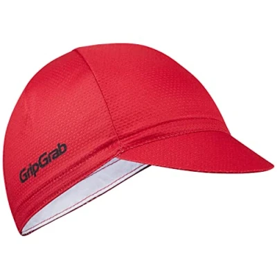 Afbeelding van GripGrab Lightweight Zomer Fietspet Mesh Cycling Cap Retro Fietsmuts UV Bescherming Helmmuts Rood Unisex Maat S/M (54 59 cm)