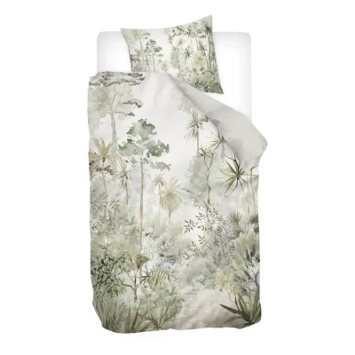 Afbeelding van Snoozing Tymon Dekbedovertrek Eenpersoons 140x200/220 cm Off White