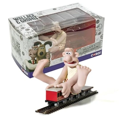 Afbeelding van Wallace &amp; Gromit Diecast Modeltrein Flatbed Wagon Corgi