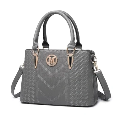Afbeelding van Miss Lulu Schoudertas voor dames, schoudertas, kunstleer, modieus, sorteerkleur, 1 tot 3 grijs