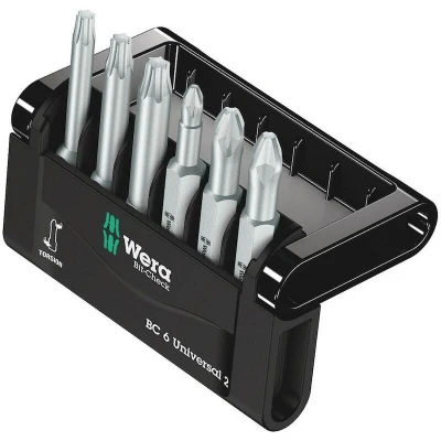 Afbeelding van Wera Bitset pozidriv/philips/torx 6 delig