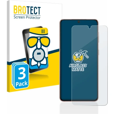 Afbeelding van BROTECT Screenprotector voor Samsung Galaxy S21 5G Folie Beschermfolie Beschermglas matte (3 Stuks)