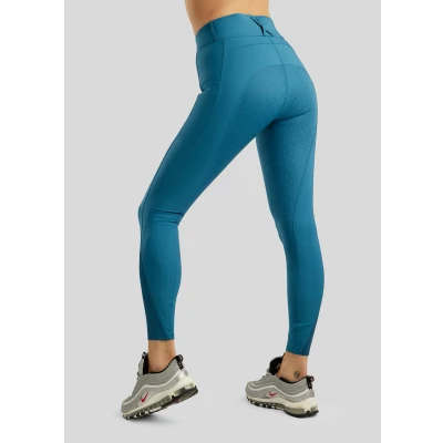 Image de Rebel Pantalon d&#039;Équitation Highwaist Thigh Pocket Full Grip Petrol