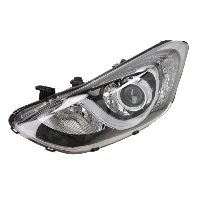 Afbeelding van TYC 20 14320 05 2 Koplampen Links H7/H7/H7 Met bochtcorrectielicht voor rechtsrijdend verkeer elektromotor HYUNDAI: i30 II Hatchback