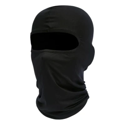 Afbeelding van Fuinloth Bivakmuts skimasker UV bescherming motorfiets sjaal zomer nekdoek mannen vrouwen, zwart.