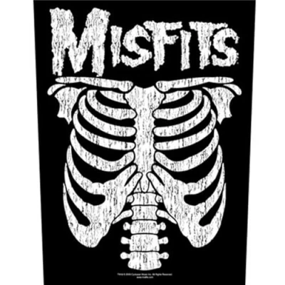 Afbeelding van Misfits Ribcage Rugpatch Zwart