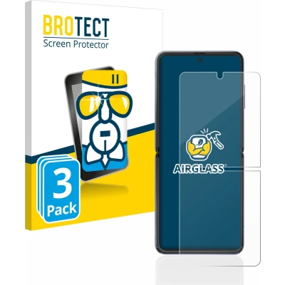 Afbeelding van BROTECT Screenprotector voor Samsung Galaxy Z Flip / 5G Folie Beschermfolie Beschermglas transparant (3 Stuks)