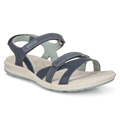 Afbeelding van ECCO Cruise II Outdoorsandalen, Dames, Maat: 43, Marine/ice flower Leer