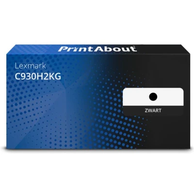Afbeelding van Huismerk Lexmark C930H2KG Toner Zwart Hoge capaciteit