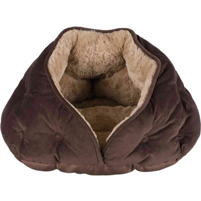 Afbeelding van Trixie Kattenmand Iglo Malu Bruin / Lichtbruin 47X41X27 CM